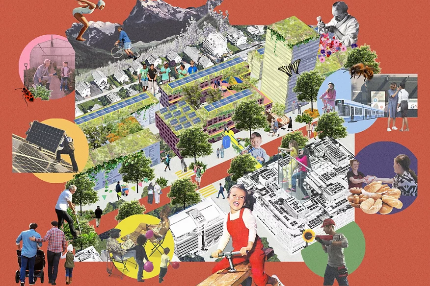 Vision aus der Baurechtsbewerbung der Baugenossenschaften.