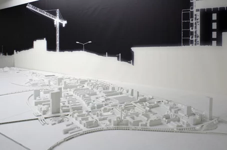Modell von Zürich-West im Technopark