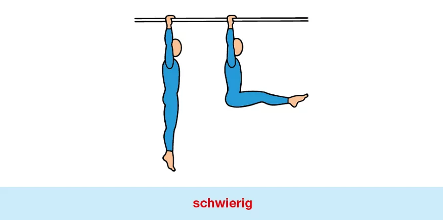 schwierige Rumpfübung