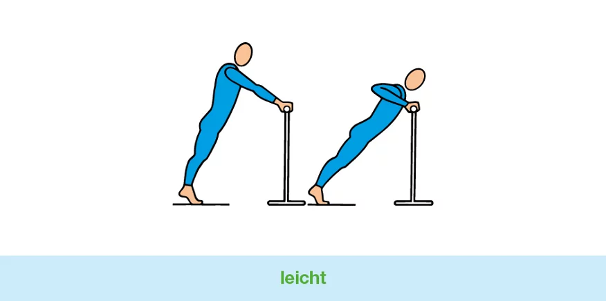 leichte Brustübung