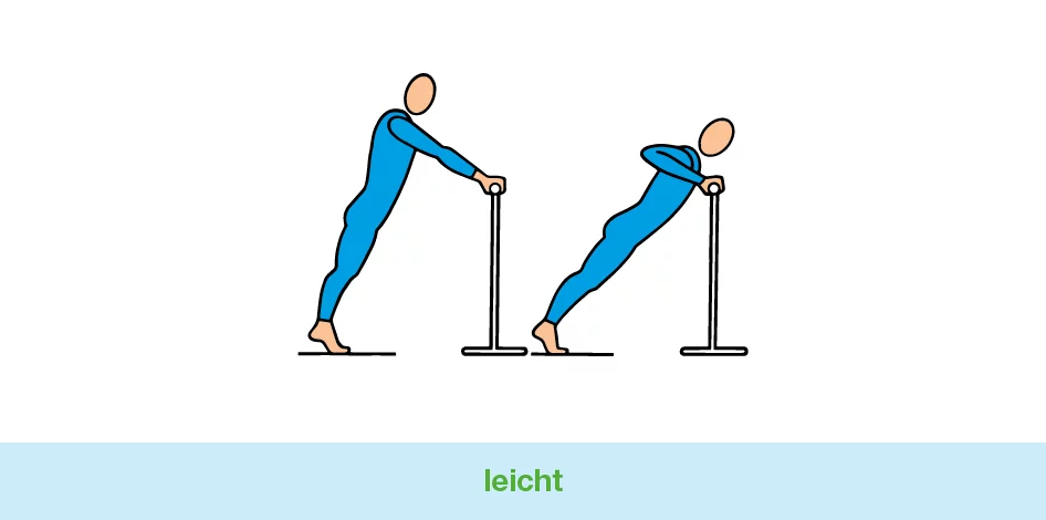 leichte Brustübung