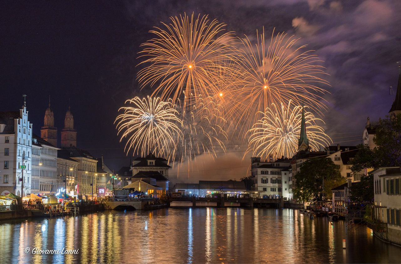 Silvester Feuerwerk Zürich 