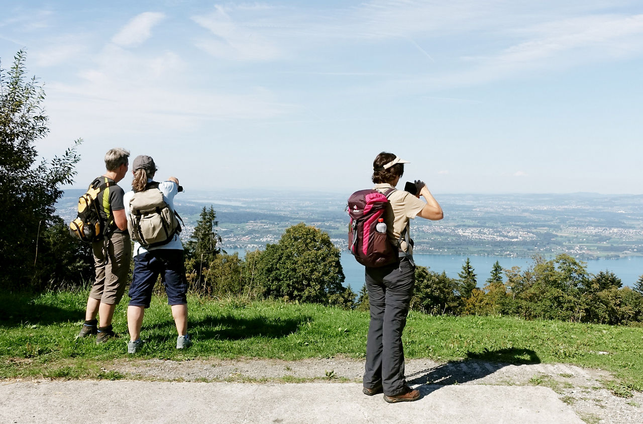 Pause auf dem Etzel