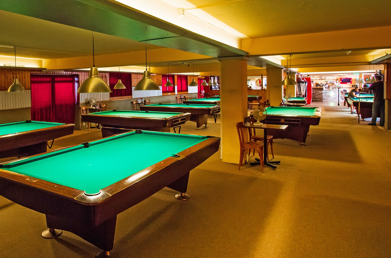 Billiardtische im «Borsalino» in Winterthur