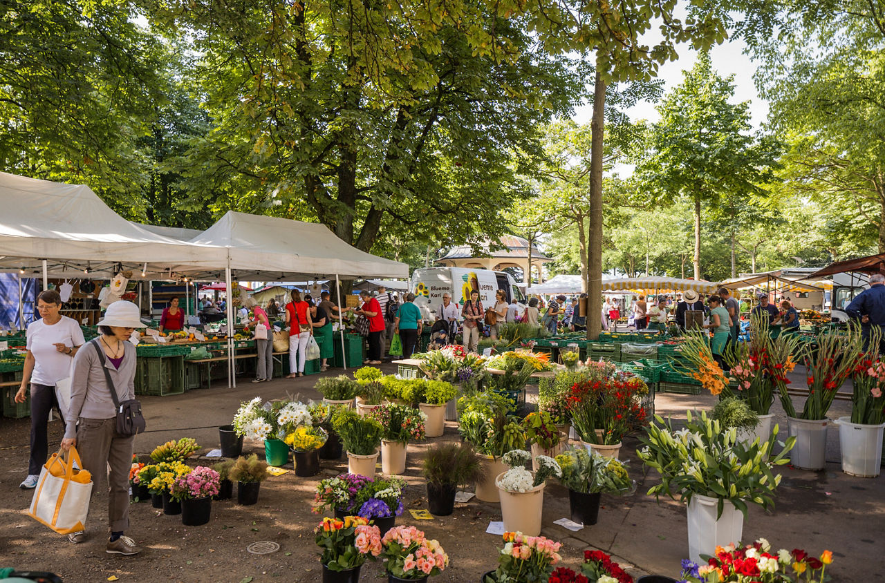 Markt am Bürkliplatz Zürich