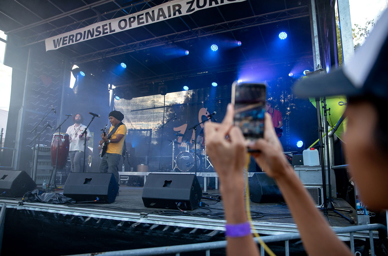 Bühne am Werdinsel Openair